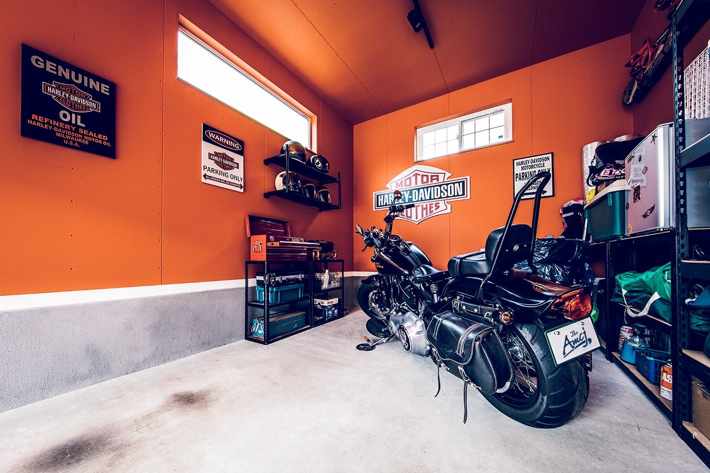 趣味のバイクと共に過ごす ガレージライフを楽しむ Amcj Life オーナーインタビュー アメカジ工務店