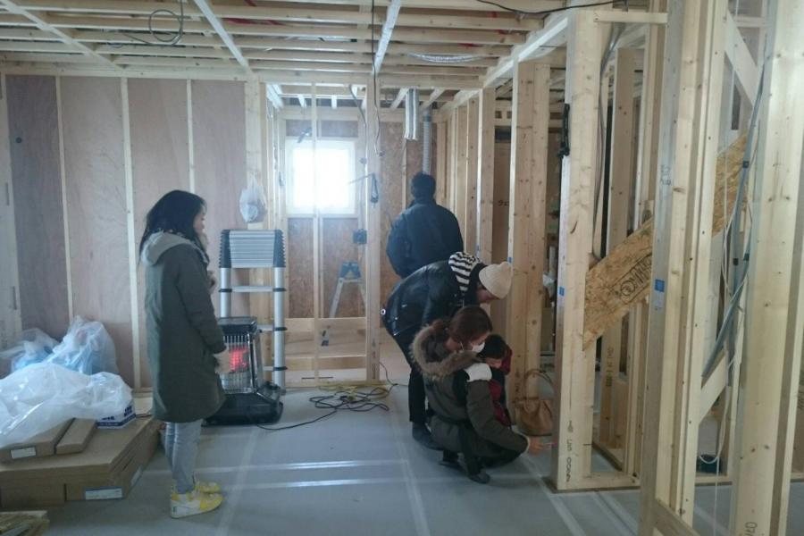 ぶるぶる配線立会い(>