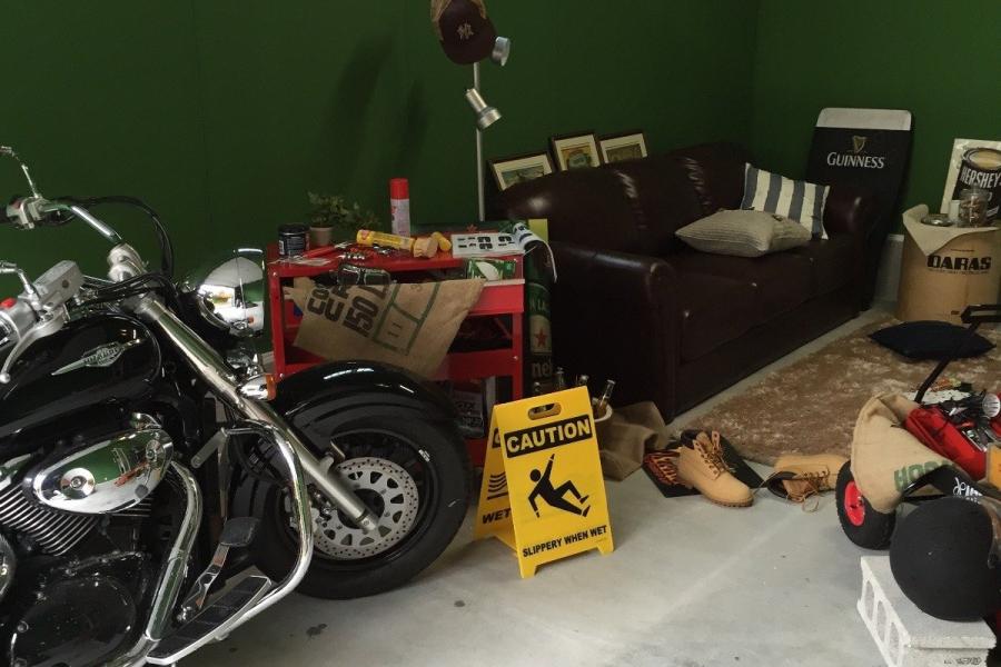 江別オープンハウスにバイク搬入！！