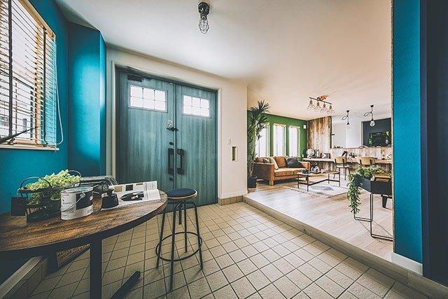 土間のある家の間取り