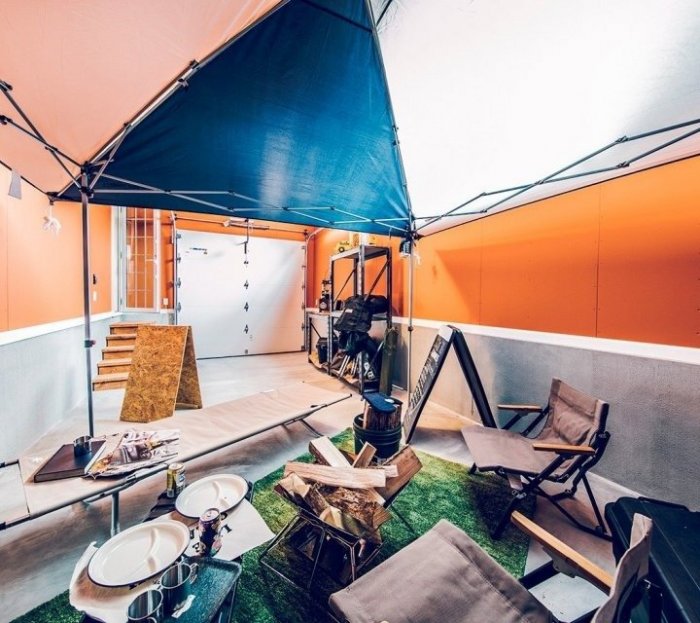 ソトでもウチでも。暮らしを楽しむガレージハウス