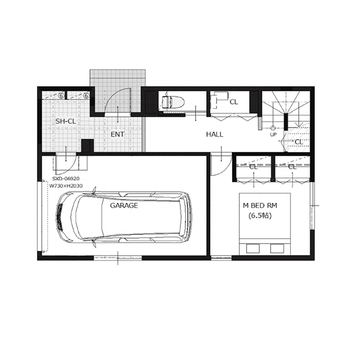 の間取り図 1F