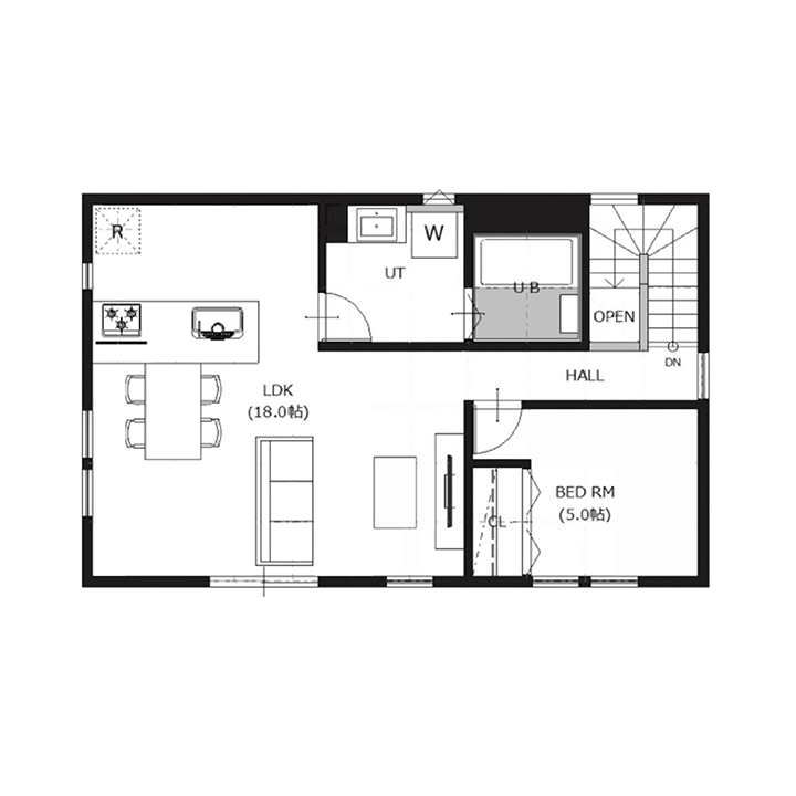 の間取り図 2F